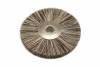 Wheel Brushes <br> 1-1/4 Diameter x 1/8 Arbor Hole <br> Soft Bristles (12pc) <br> Grobet 16.652